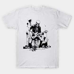 skeleton rock n roll T-Shirt